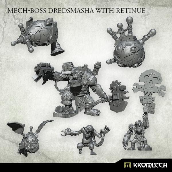 KROMLECH Mech-Boss Dredsmasha with Retinue (6)