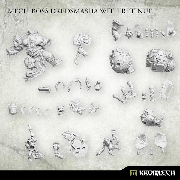 KROMLECH Mech-Boss Dredsmasha with Retinue (6)
