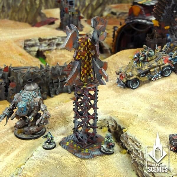 TABLETOP SCENICS Mech-Boss Site Totem