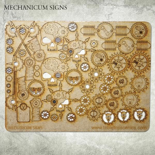 TABLETOP SCENICS Mechanicum Signs