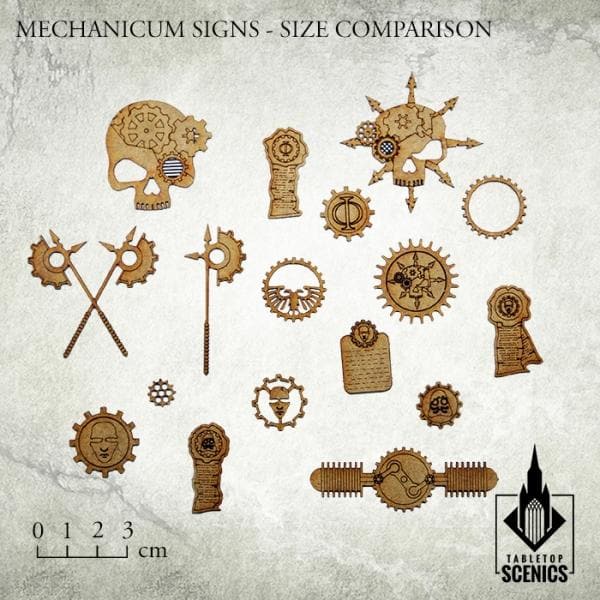 TABLETOP SCENICS Mechanicum Signs