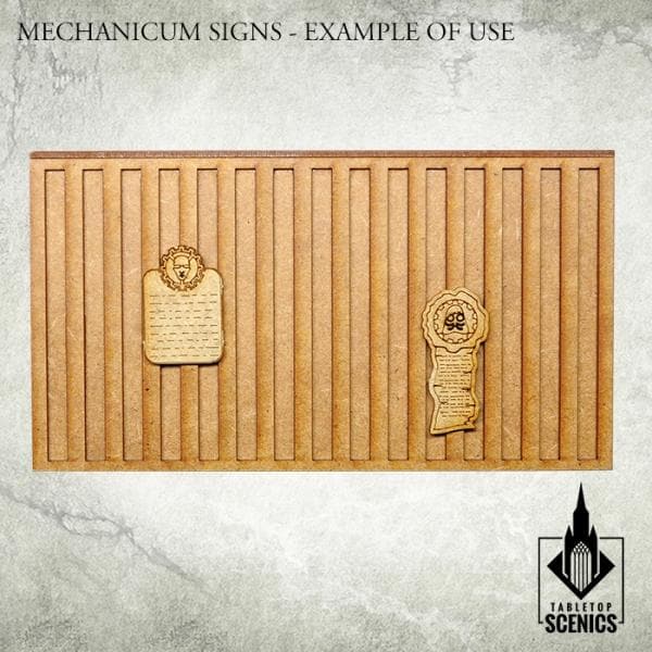 TABLETOP SCENICS Mechanicum Signs