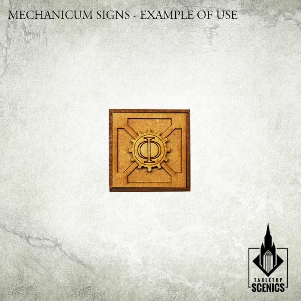 TABLETOP SCENICS Mechanicum Signs