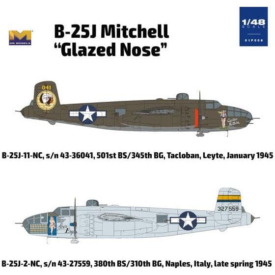 HONG KONG MODELS 1/48 B-25J Mitchell Glazed Nose