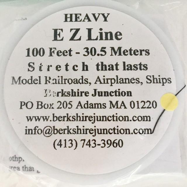 EZ LINE Elastic Polymer Rust (Heavy) 30 Metres