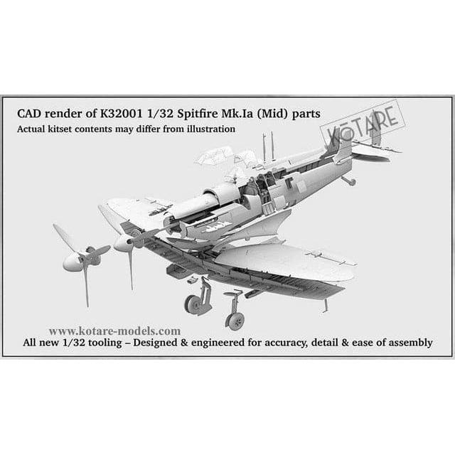 KOTARE 1/32 Spitfire Mk.Ia (Mid)