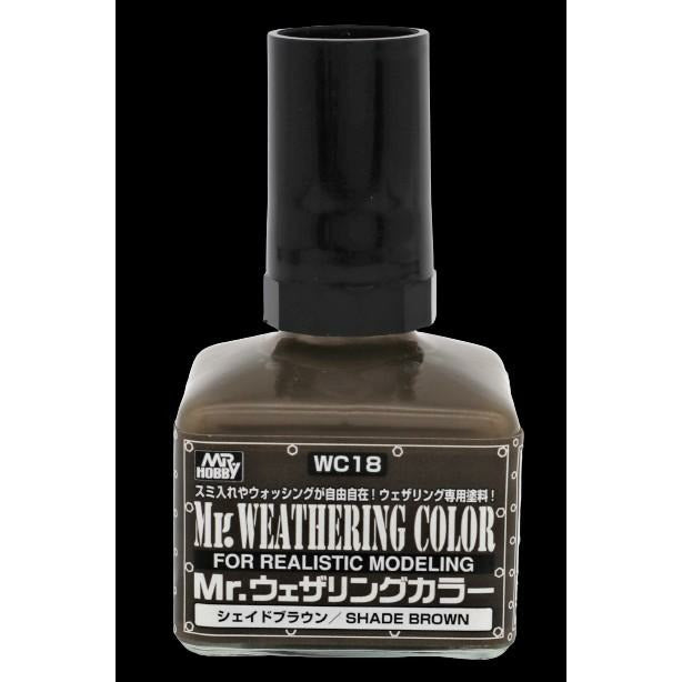 MR HOBBY Mr Weathering Color Shade Brown