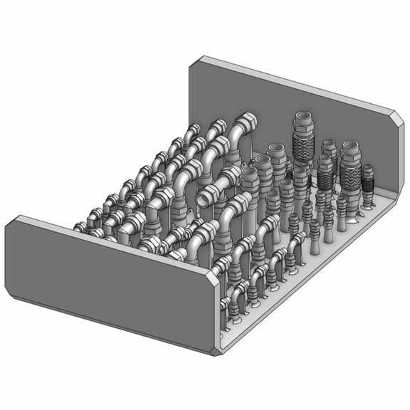 HWS Mixed Hydraulic Fillings Superset (Non-Scale)