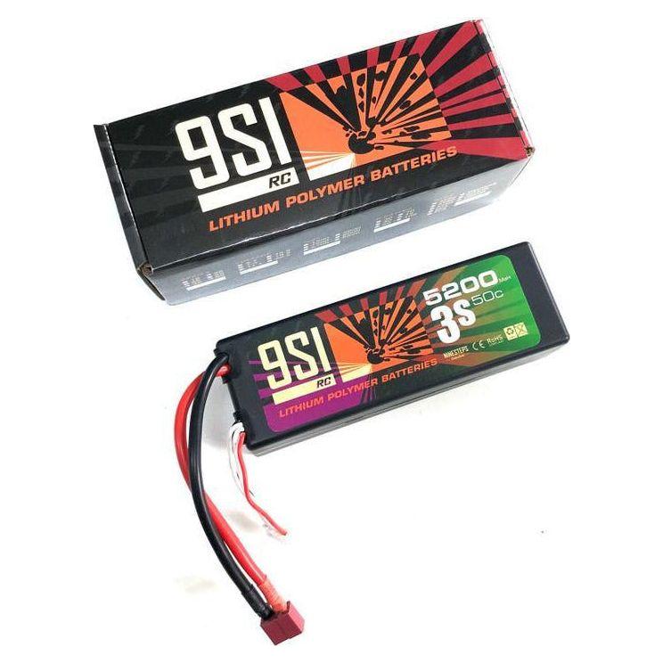 NINESTEPS 5200mAh 11.1V 50C 3 Cell LiPo Battery Hard Case (Deans)