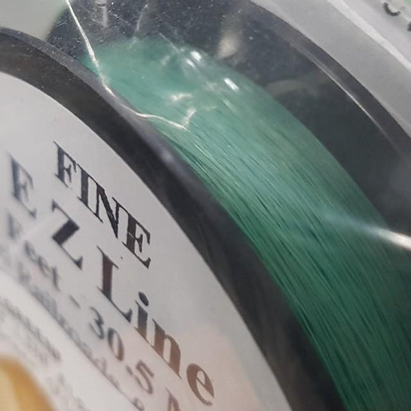 EZ LINE Elastic Polymer Green (Fine) 30 Metres