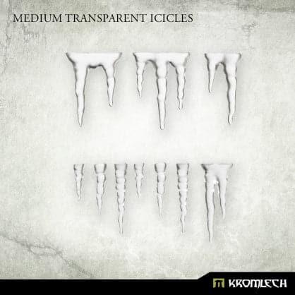 KROMLECH Medium Transparent Icicles (10)