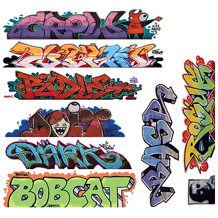 BLAIR LINE N Graffiti Decal Mega #9 (9)