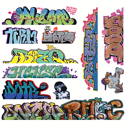 BLAIR LINE N Graffiti Decal Mega #10 (11)
