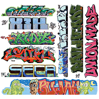 BLAIR LINE N Graffiti Decal Mega #11 (9)