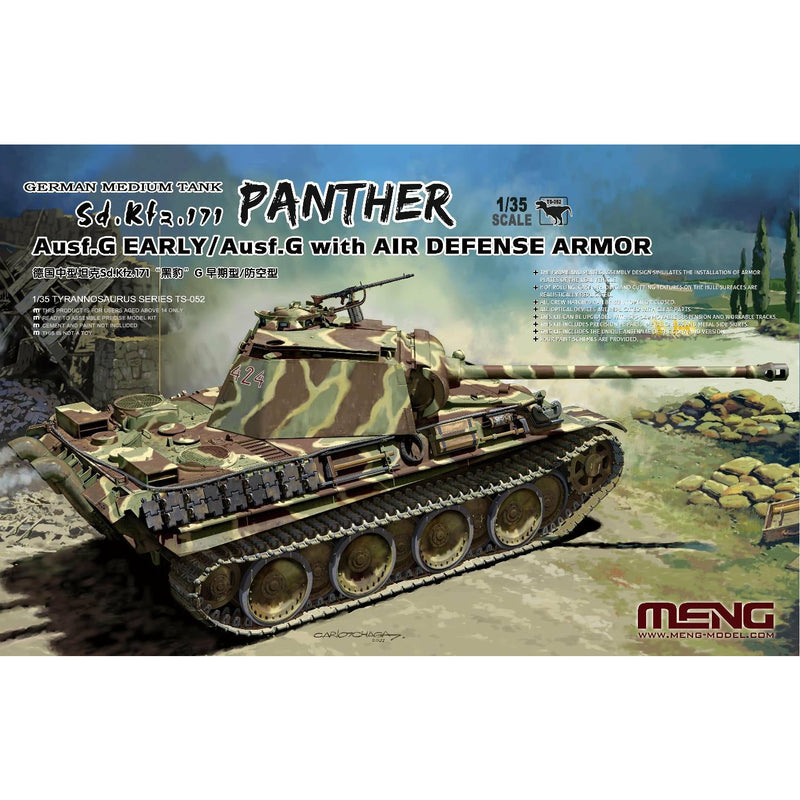 MENG 1/35 Sd.Kfz. 171 Panther G with Air Defense Armour
