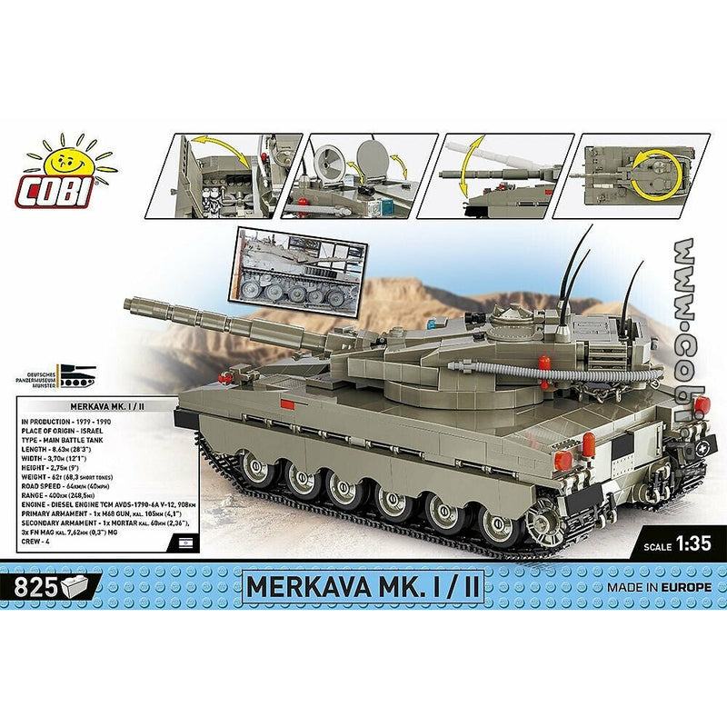 COBI Armed Forces - Merkava MkI/II 825 pcs