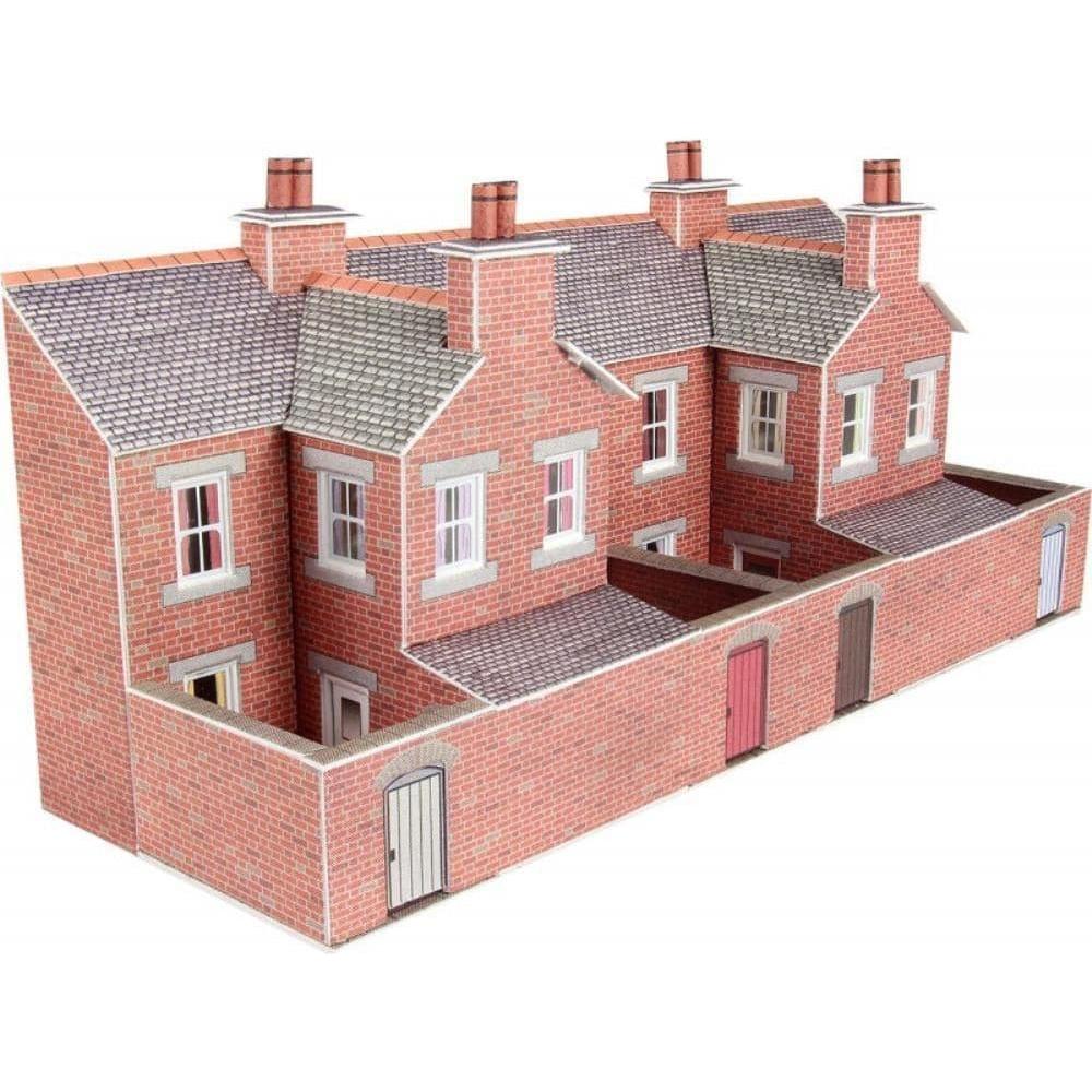 METCALFE N Low Relief Terraced House Backs Brick