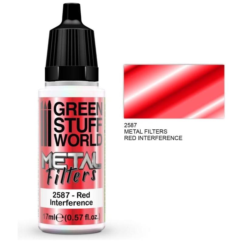 GREEN STUFF WORLD Metal Filters - Red Interference 17ml