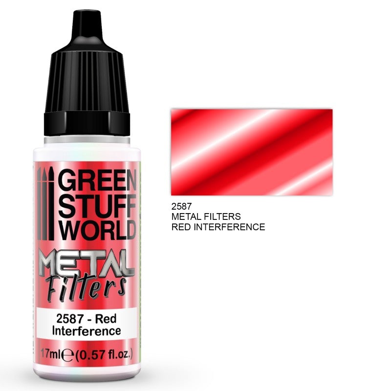 GREEN STUFF WORLD Metal Filters - Red Interference 17ml