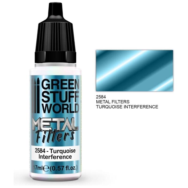 GREEN STUFF WORLD Metal Filters - Turquoise Interference 17ml
