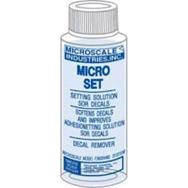 MICROSCALE Micro Set Solution - 1oz. Bottle (Decal Setting Solution/Remover)