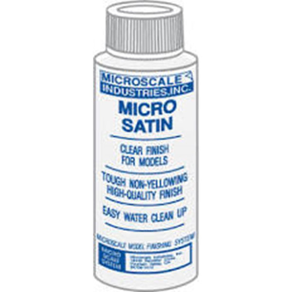 MICROSCALE Micro Coat Satin - 1oz. Bottle (Clear Satin Fini