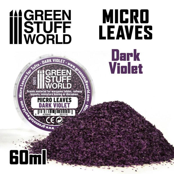 GREEN STUFF WORLD Micro Leaves - Dark Violet Mix