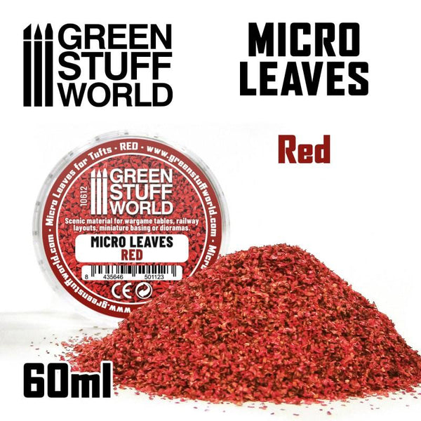 GREEN STUFF WORLD Micro Leaves - Red Mix