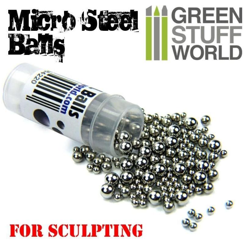 GREEN STUFF WORLD Micro Steel Balls (2 - 4mm)