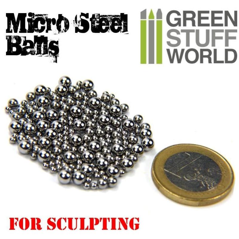 GREEN STUFF WORLD Micro Steel Balls (2 - 4mm)