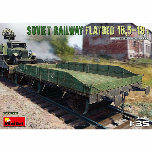 MINIART 1/35 Soviet Railway Flatbed 16,5-18 t
