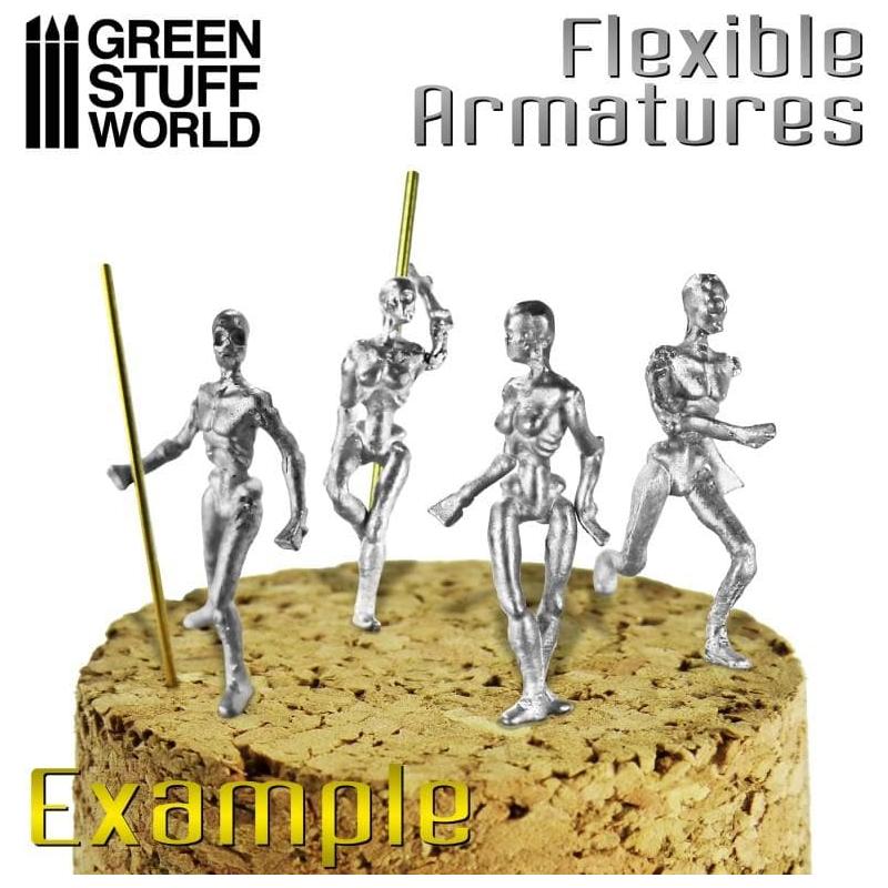 GREEN STUFF WORLD Flexible Armatures in 28 mm