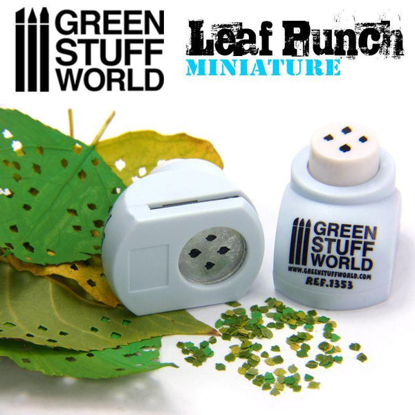 GREEN STUFF WORLD Miniature Leaf Punch - Light Blue