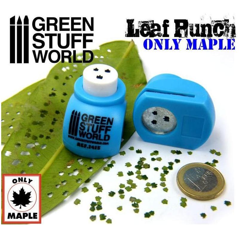 GREEN STUFF WORLD Miniature Leaf Punch - Medium Blue