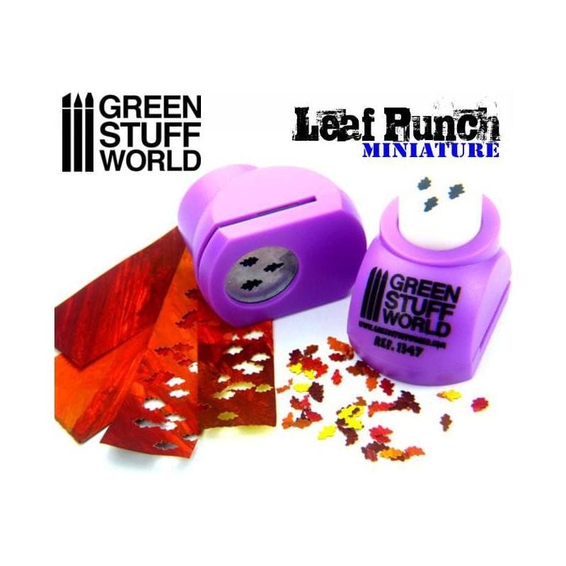 GREEN STUFF WORLD Miniature Leaf Punch Light Purple