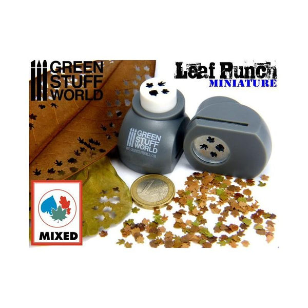 GREEN STUFF WORLD Miniature Leaf Punch - Grey