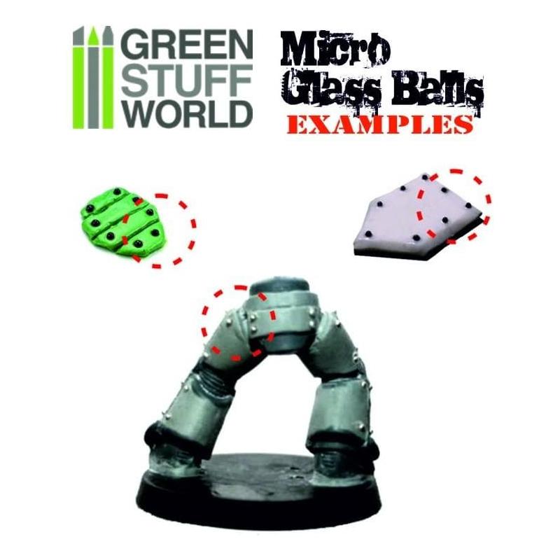 GREEN STUFF WORLD Mixed Micro Glass Balls (0.5 - 1.5mm)