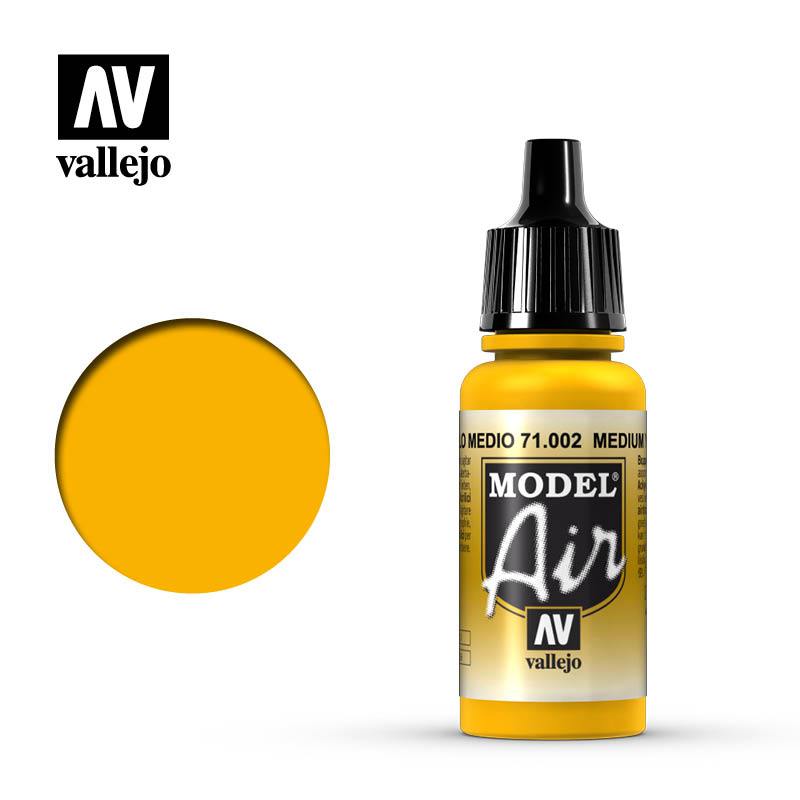 VALLEJO Model Air Medium Yellow 17ml