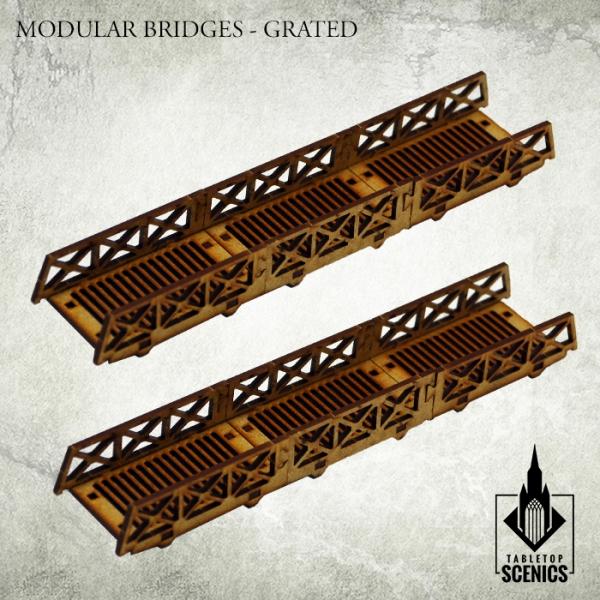 TABLETOP SCENICS Modular Bridges: Grated