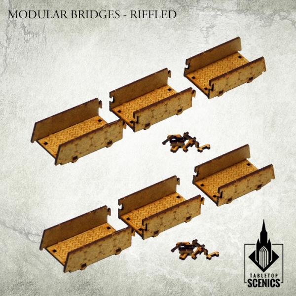 TABLETOP SCENICS Modular Bridges: Riffled