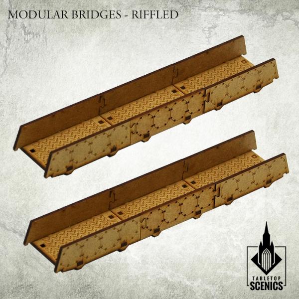 TABLETOP SCENICS Modular Bridges: Riffled