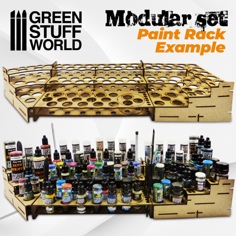 GREEN STUFF WORLD Modular Paint Rack - Straight Corner