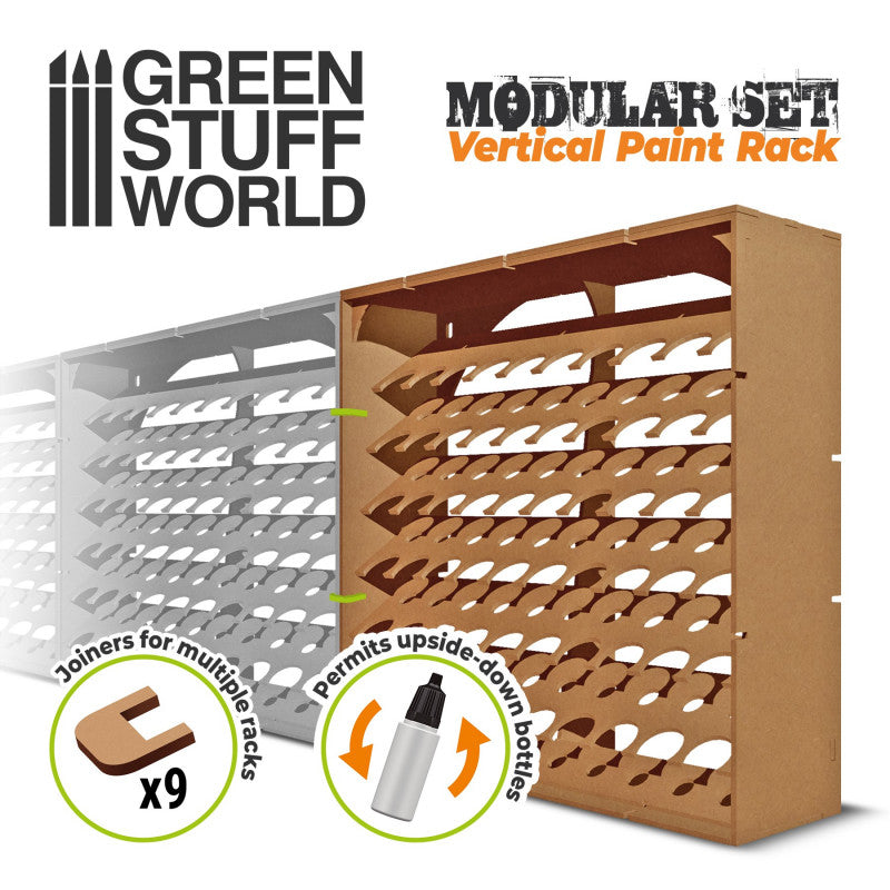 GREEN STUFF WORLD Modular Paint Rack - Vertical 17ml