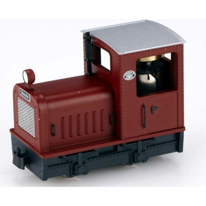 MINITRAINS OO9 Gmeinder Loco - Red with Dark Grey Chassis