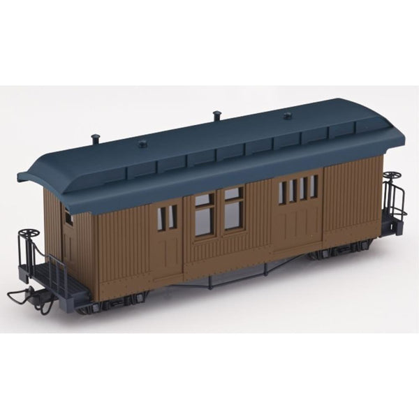 MINITRAINS OO9 F&C Baggage Coach - Brown (Unlettered)