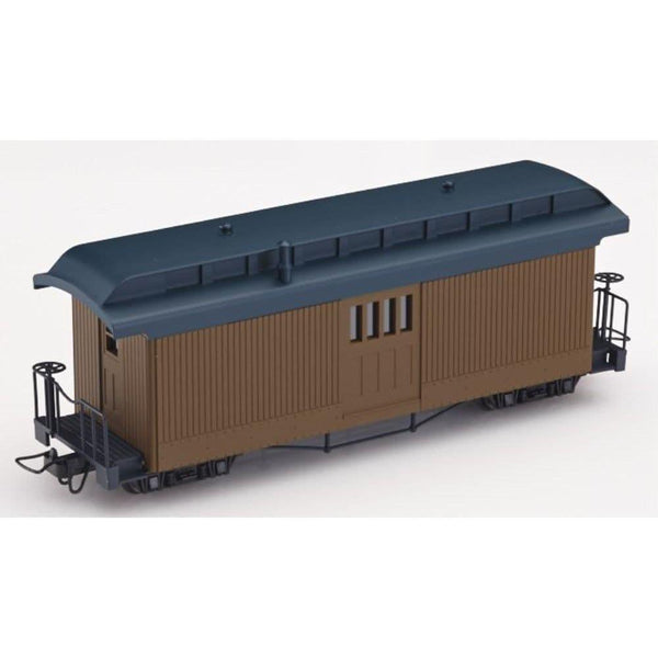 MINITRAINS OO9 F&C Mail Coach - Brown (Unlettered)