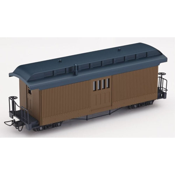 MINITRAINS OO9 F&C Mail Coach - Brown (Unlettered)