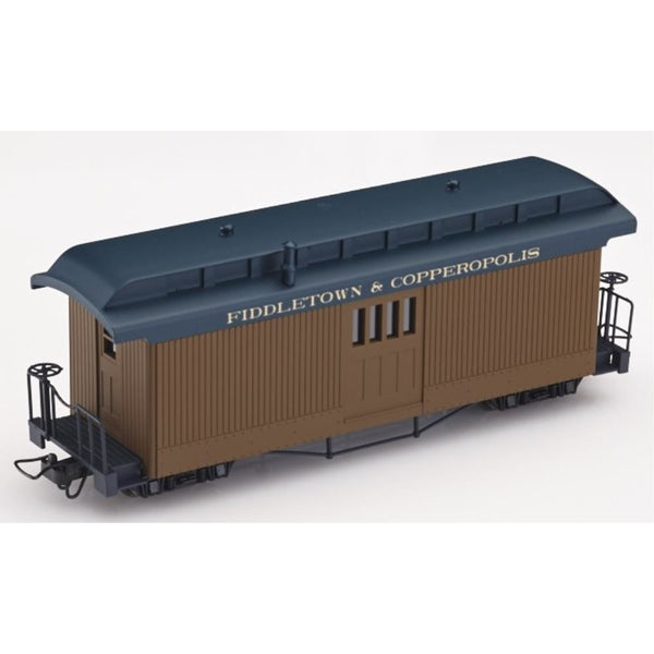 MINITRAINS OO9 F&C Mail Coach - Brown (w/Lettering)