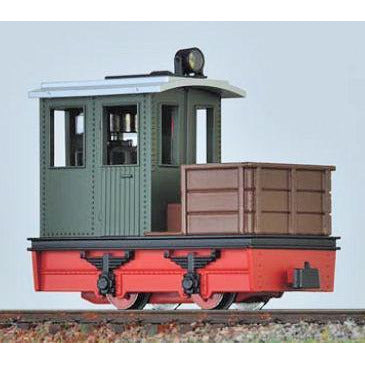 MINITRAINS OO9 Contractor Loco Green w/Red Chassis