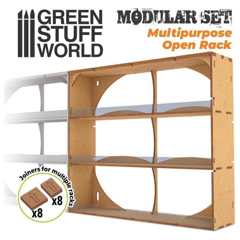 GREEN STUFF WORLD Multipurpose Open Rack